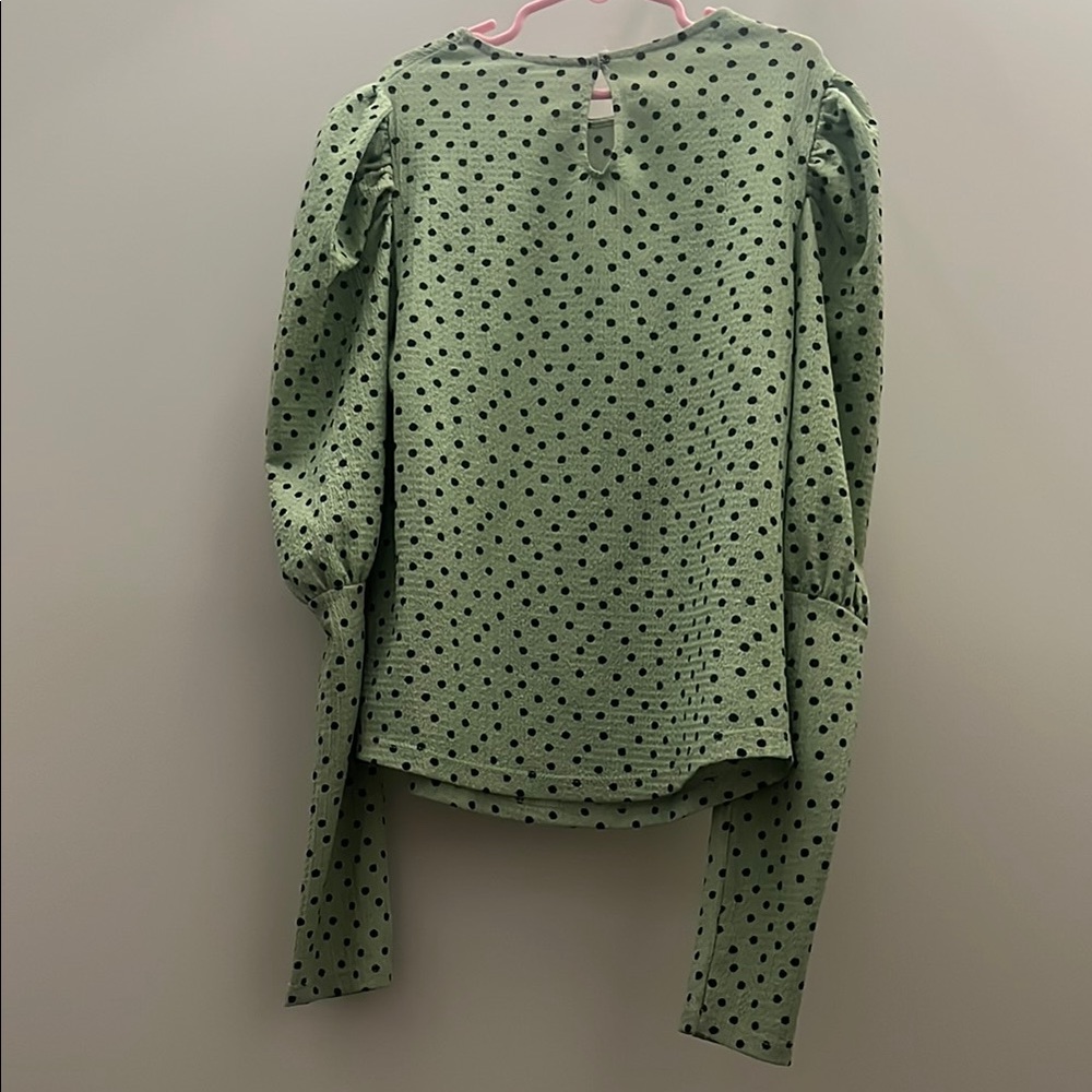 Zara textured polka dot top 11-12 - Picture 8 of 9